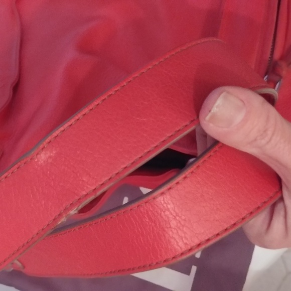 KOOBA Logan Leather Tote Bag, Orange - Picture 3 of 8